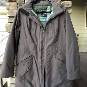 North Face Plaid Coat 